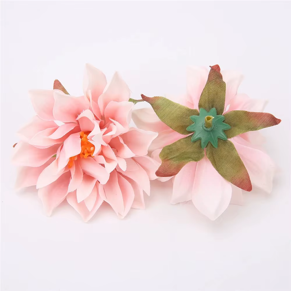 Têtes de fleurs de dahlia artificielles