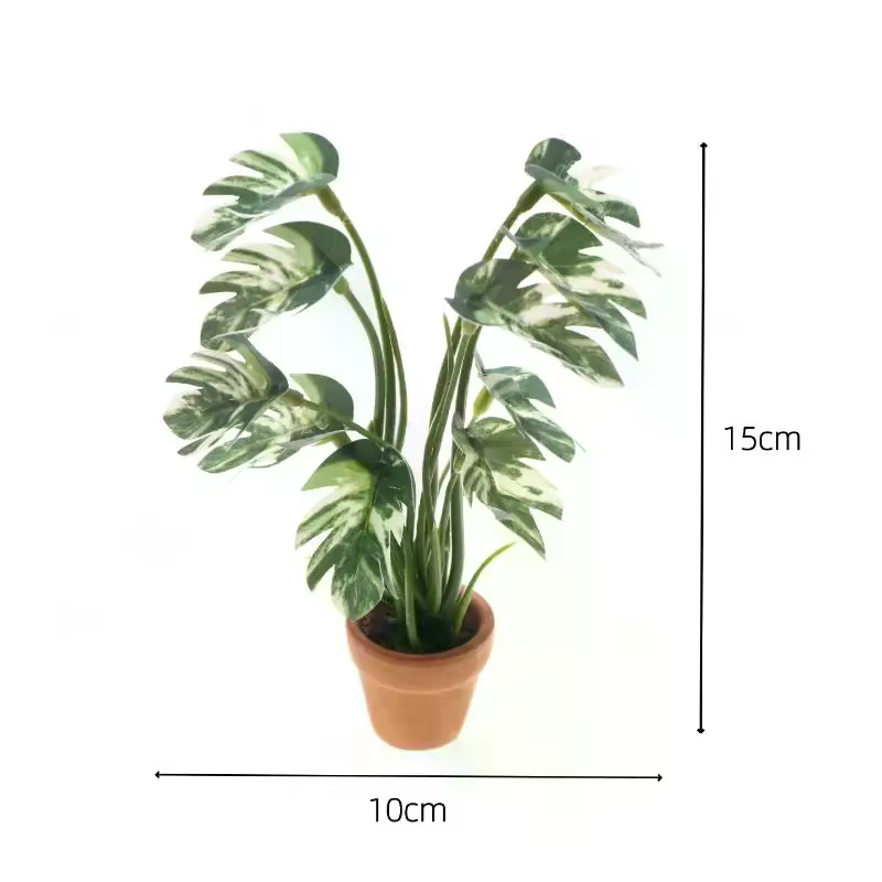 Simulation de maison de poupée Monstera
