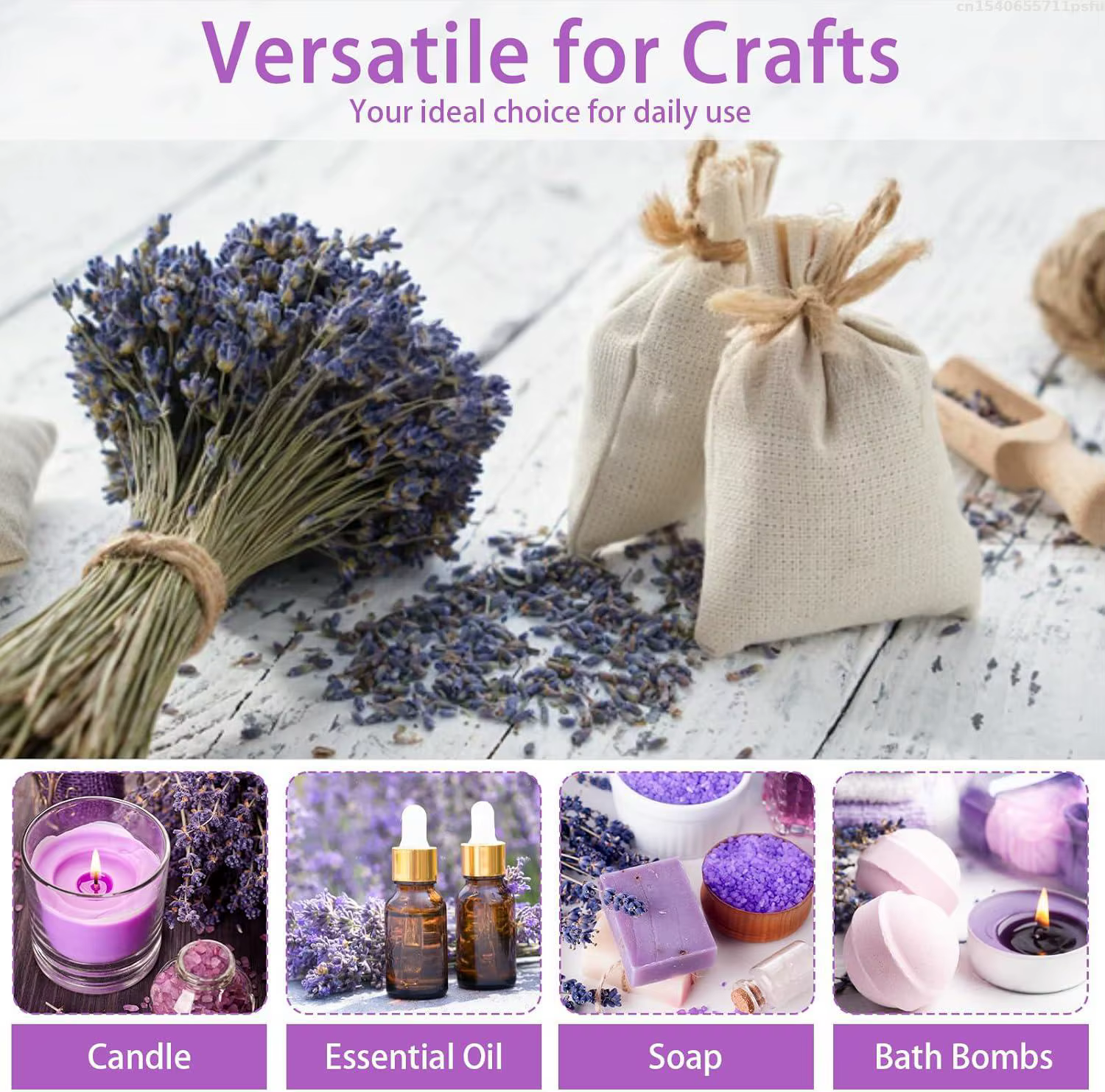 Fleurs séchées de lavande aromatiques naturelles de haute qualité pour le rembourrage de coussins