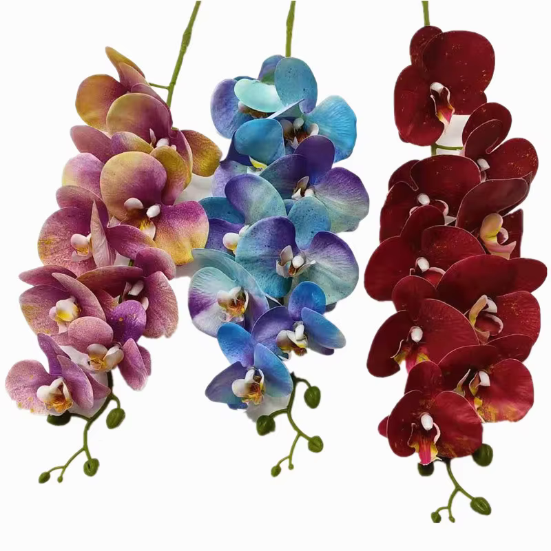 Fleur d'orchidée papillon en latex