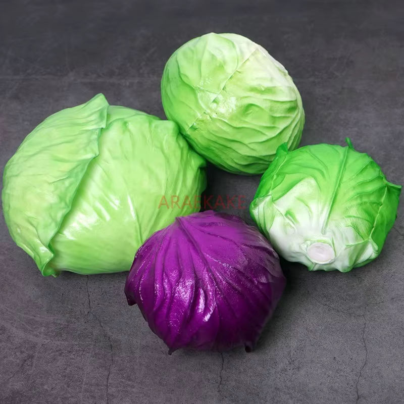 Accessoires décoratifs de faux chou violet