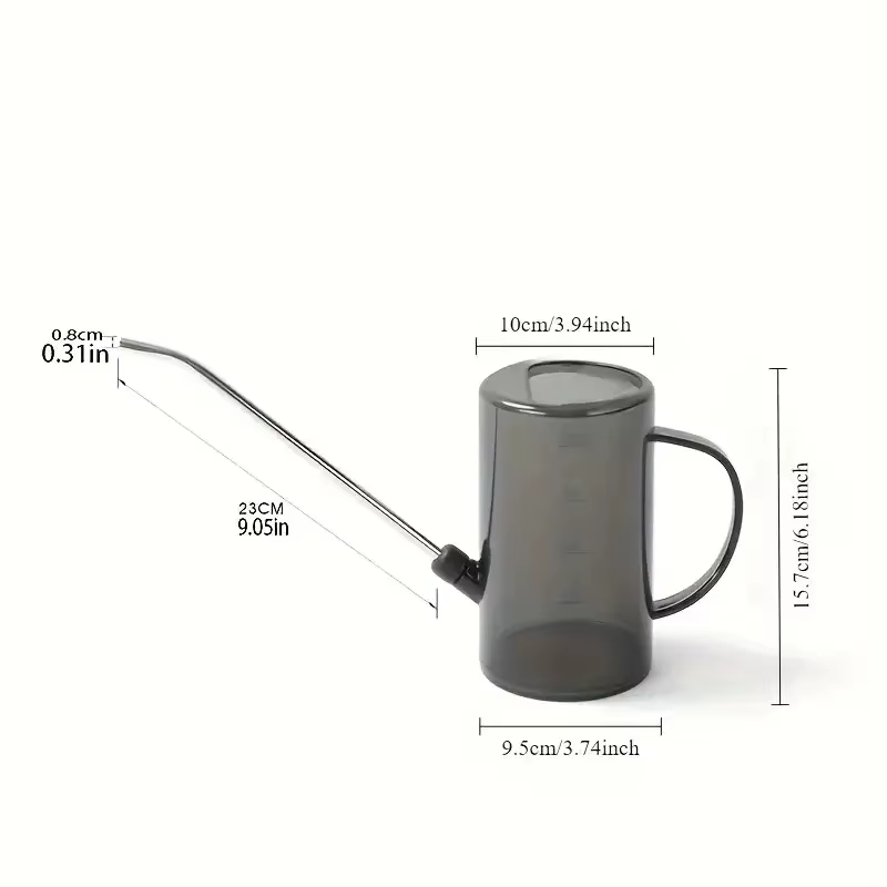 Arrosoir de jardin 1L à long bec avec pelle
