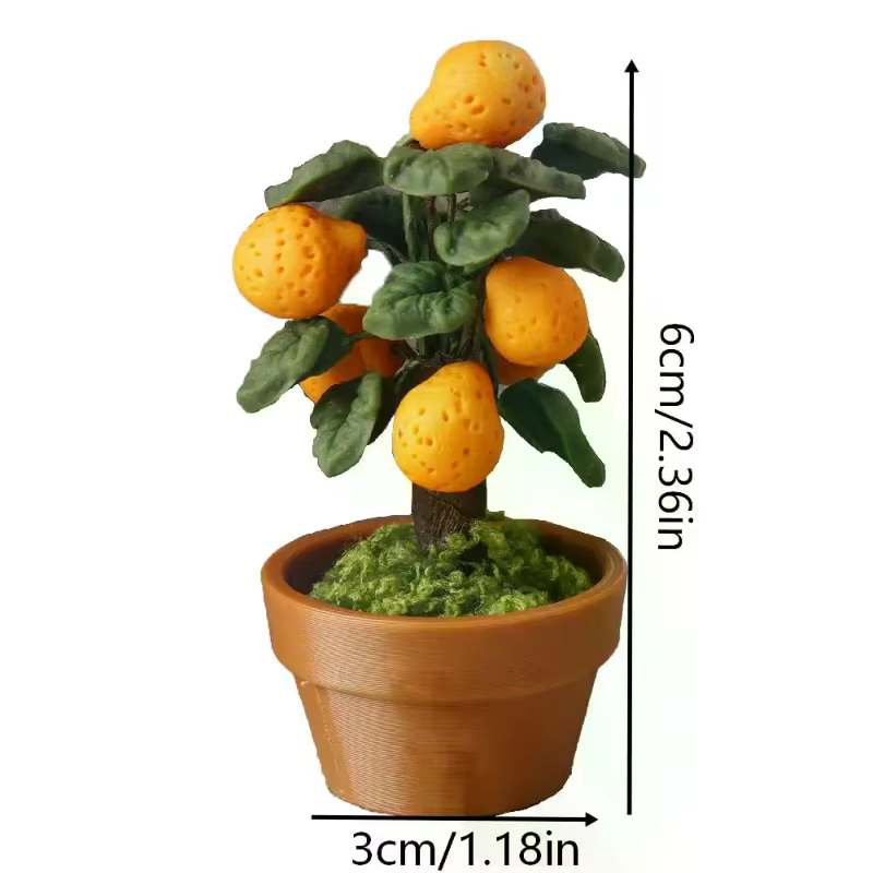 Miniature d'oranger en pot