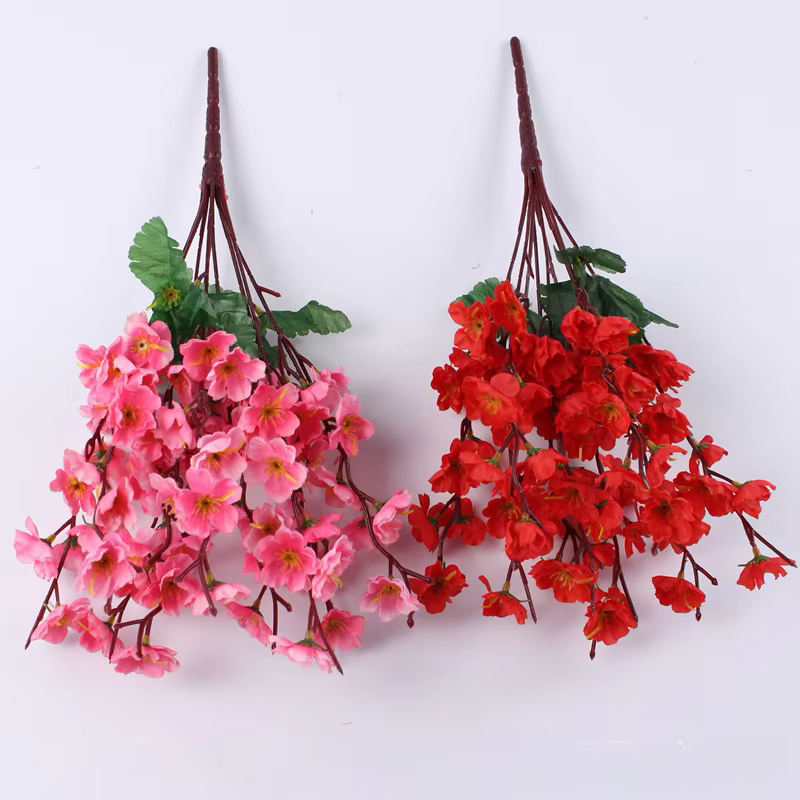 Branche de fleur de prunier en plastique