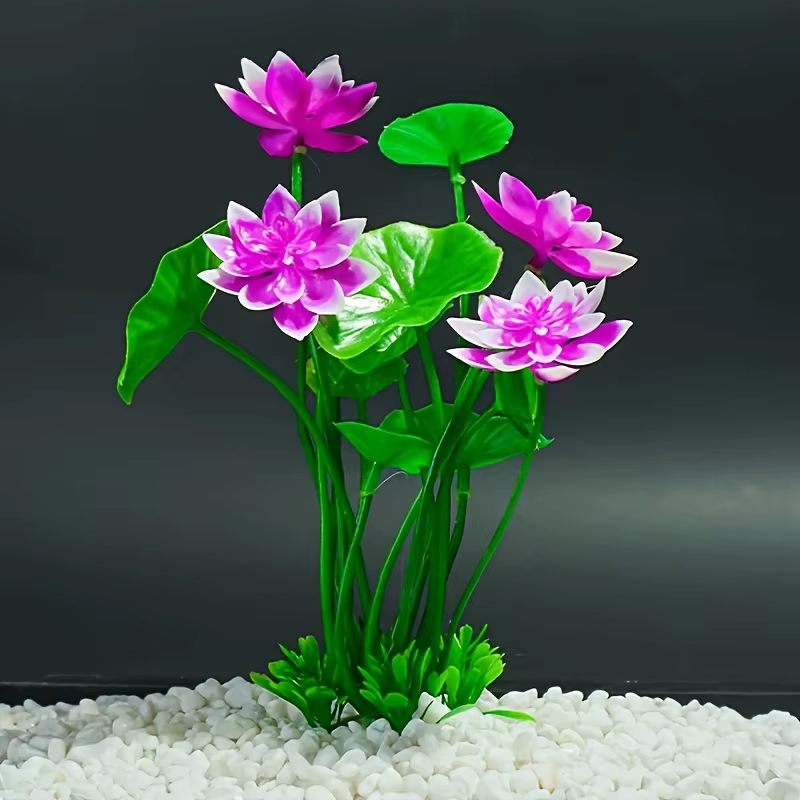 Plantes aquatiques artificielles décoratives pour aquarium