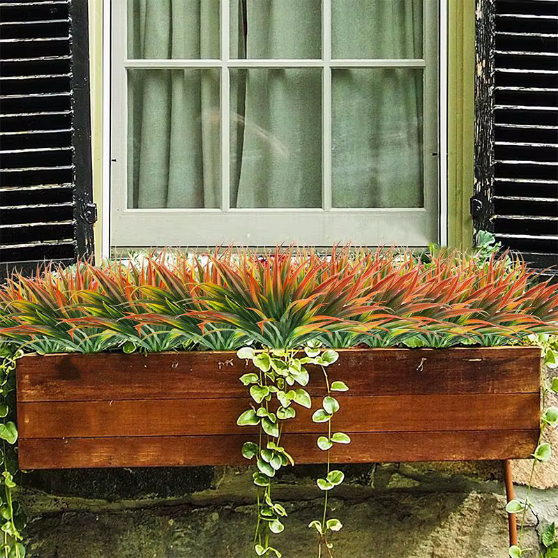 Plante artificielle, support d'herbe de printemps