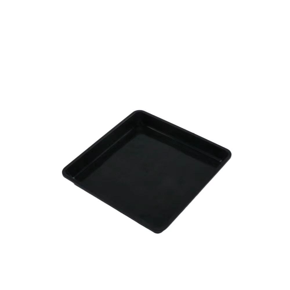 Plateau carré durable pour pot de fleurs