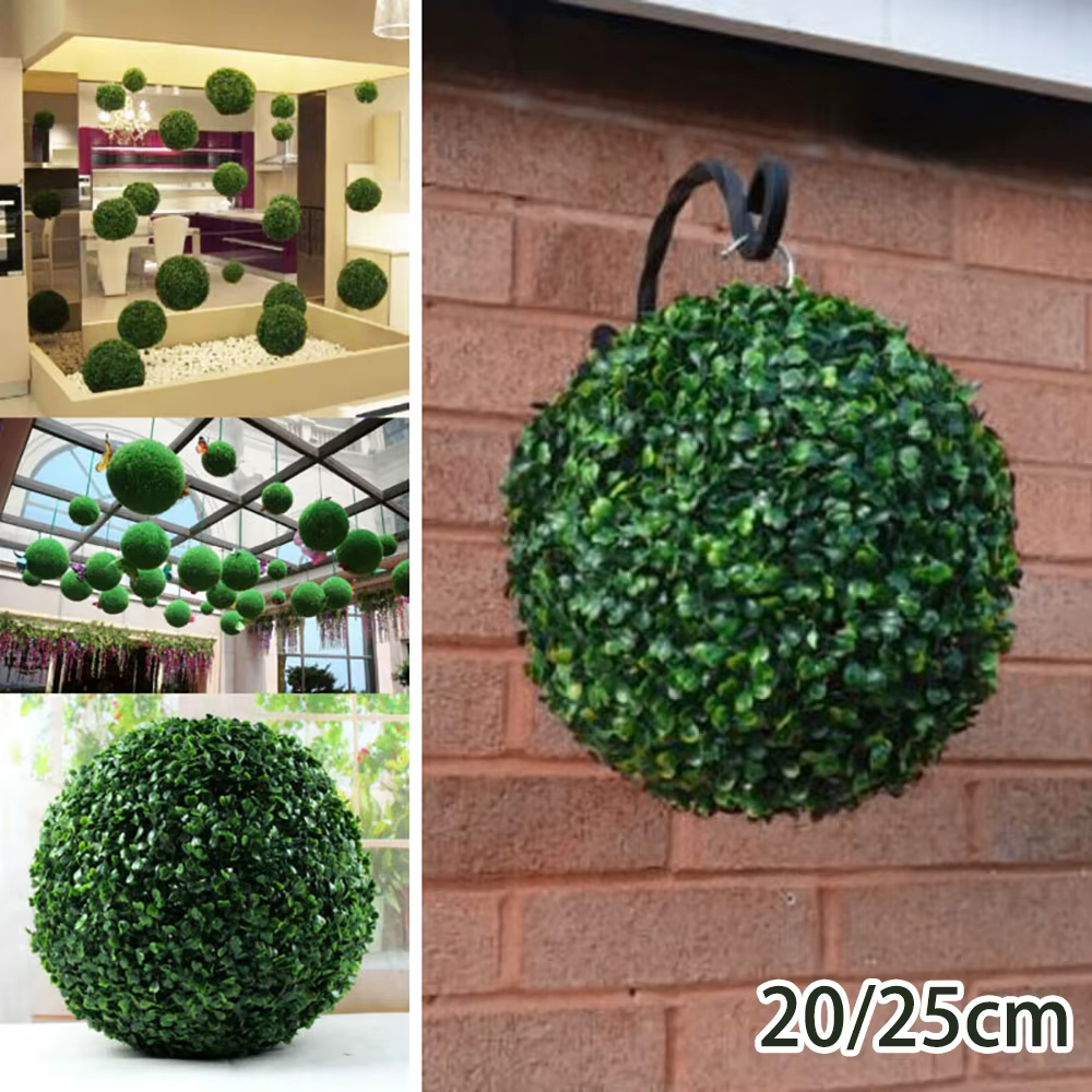 Boule de plante artificielle ronde