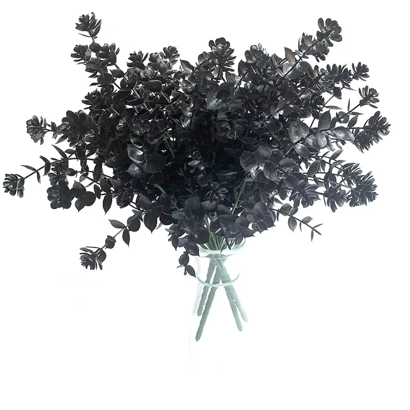 Plante Artificielle Noire d'Halloween