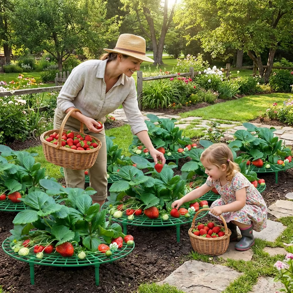 Supports pour plantes de fraises
