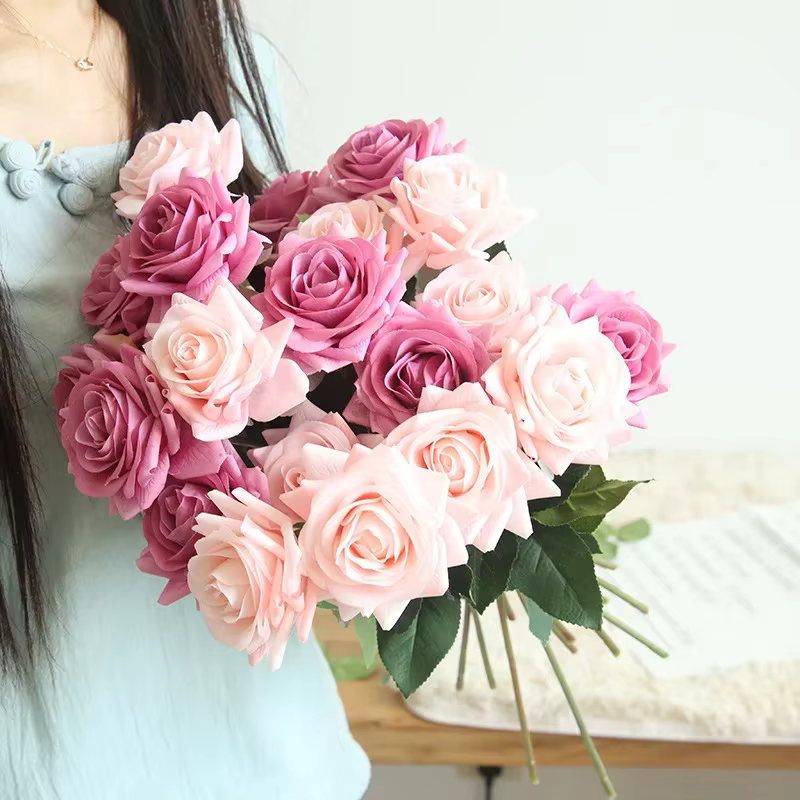 Fleur Artificielle Hydratante Diamant Rose