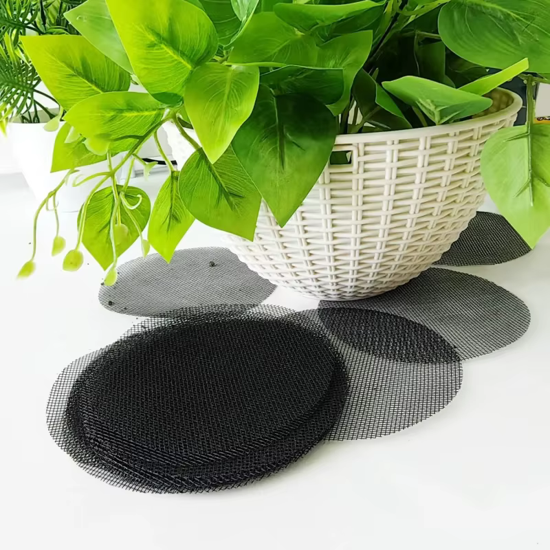 50/100 pièces trou de Pot maille tampon grille ronde