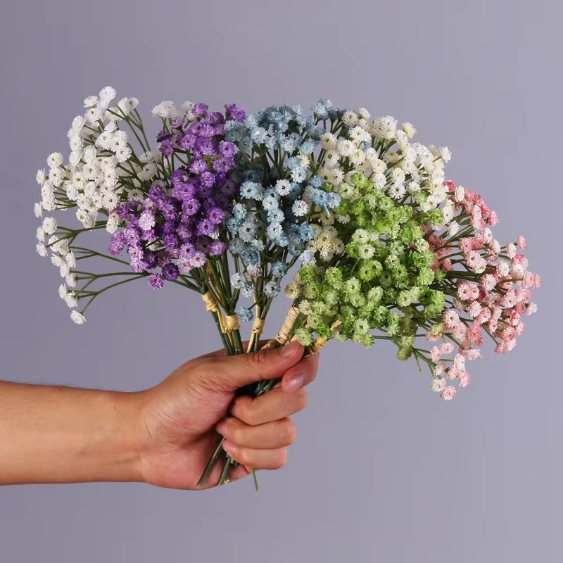 Fleurs artificielles pour demoiselles d'honneur, ensemble de 3 pièces de 22cm