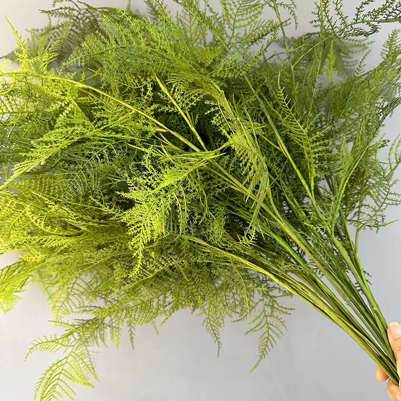 Plantes artificielles d'asperges à longue branche de 114cm