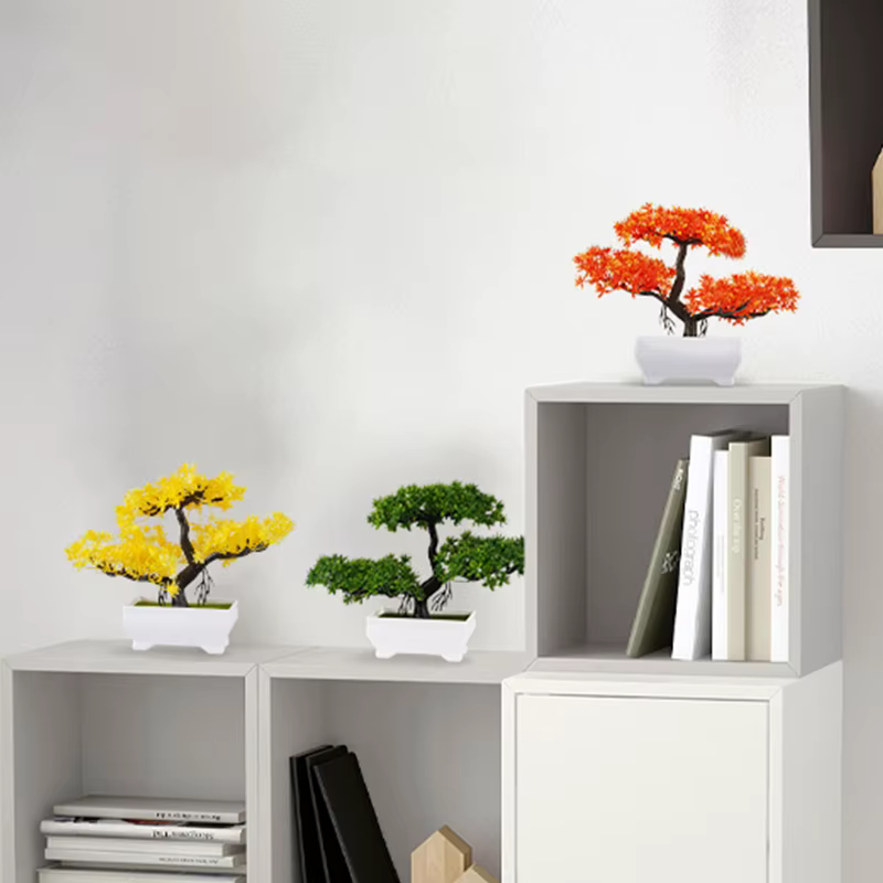 Plantes artificielles en plastique