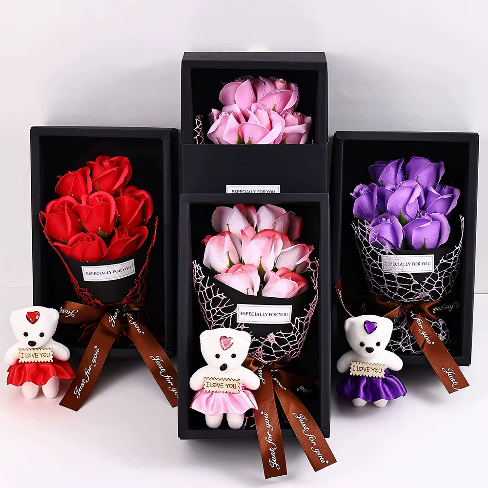 Fleurs artificielles pour la Saint-Valentin