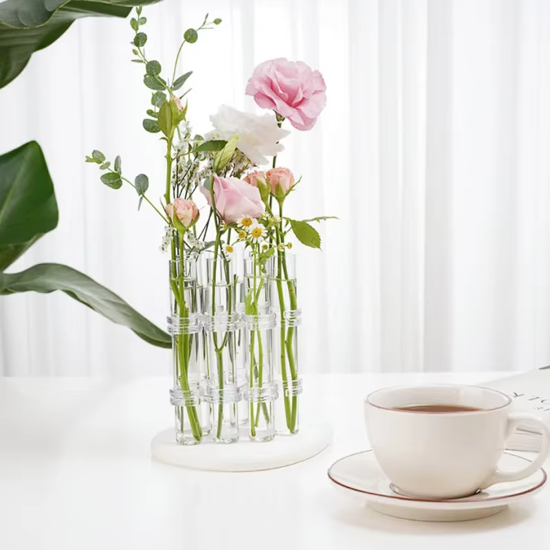 Vase à Fleurs en Verre à Charnière