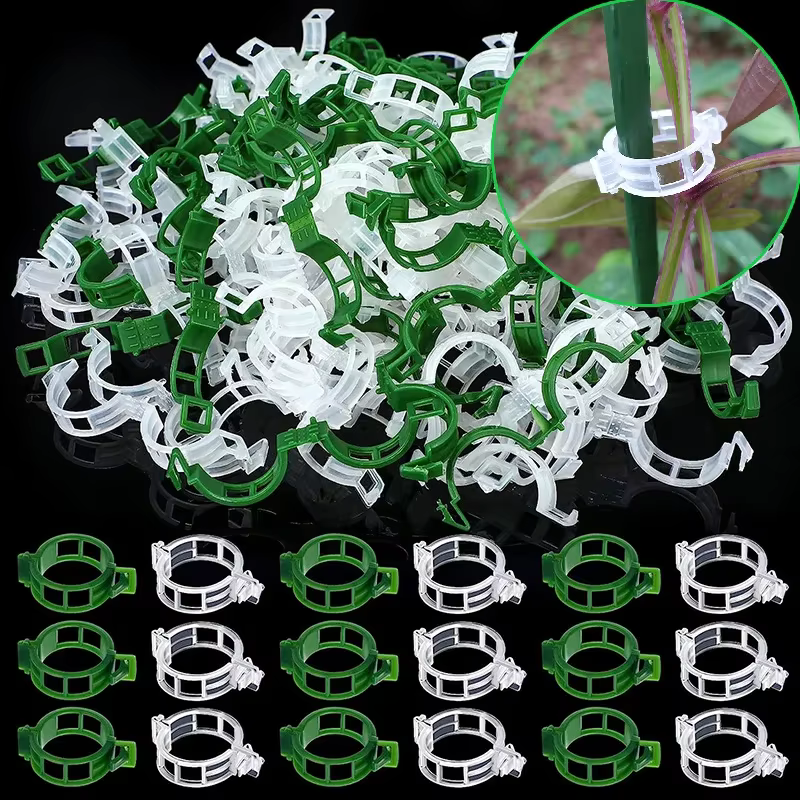 Clips de Support en Plastique pour Plantes de Jardin