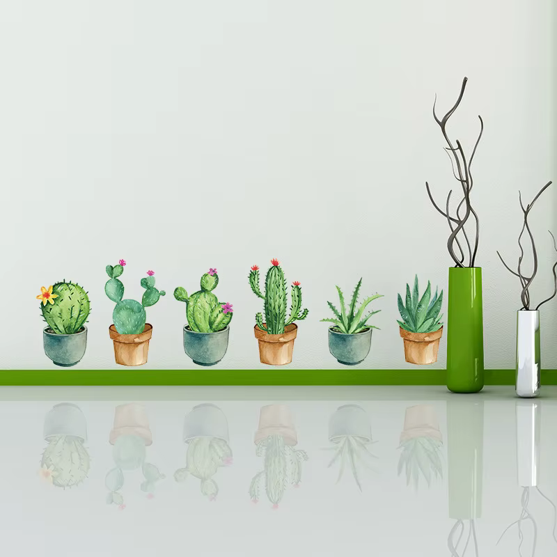 Ensemble de pots de fleurs en Pot de Cactus