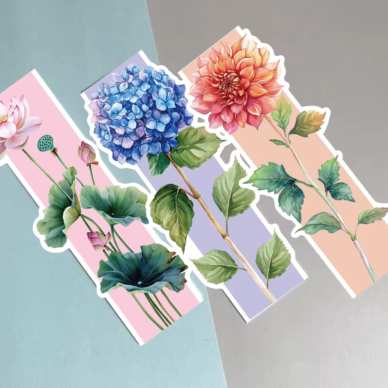 Marque-pages de fleurs