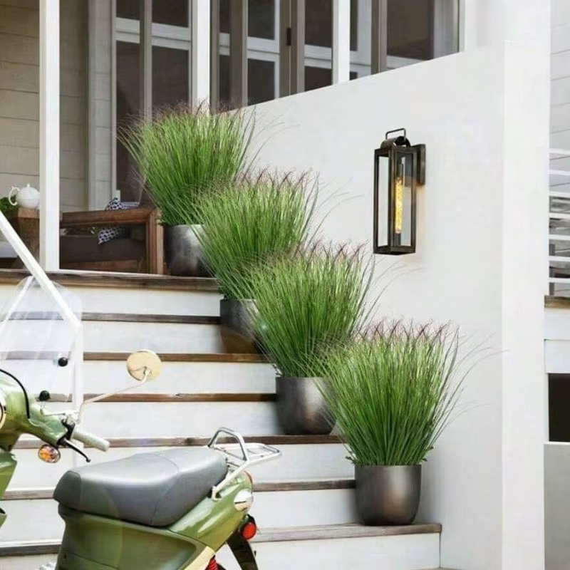 Fausse verdure d'herbe d'oignon artificielle