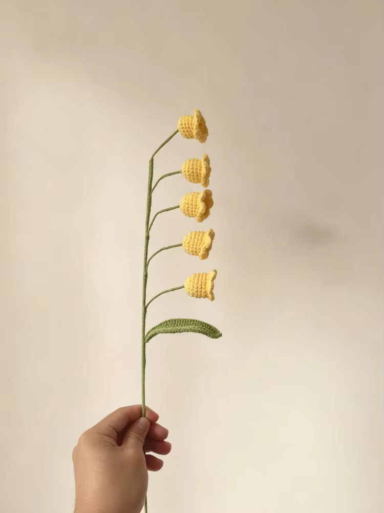 Linglan-Bouquet de Fleurs Artificielles Fait à la Main