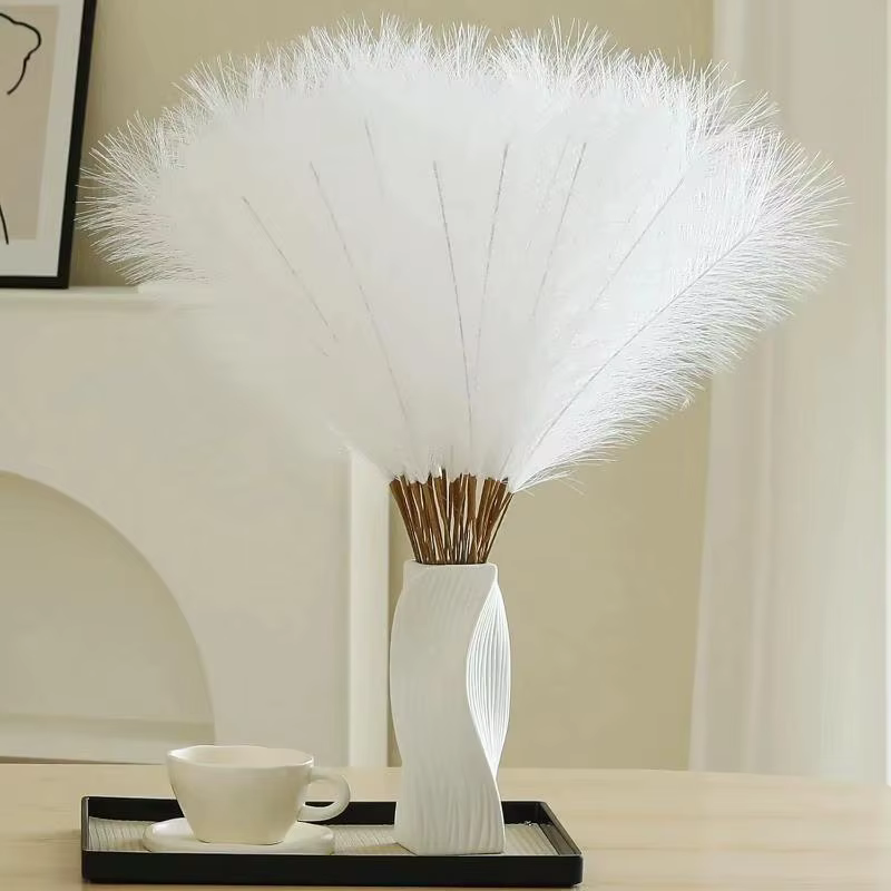 Décor d'herbe de Pampas artificielle