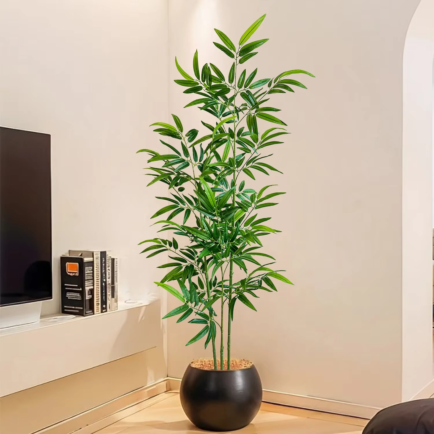 Bambou artificiel vert