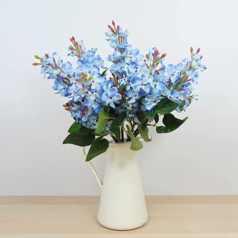 Pot fleur d'arrosage blanc rustique