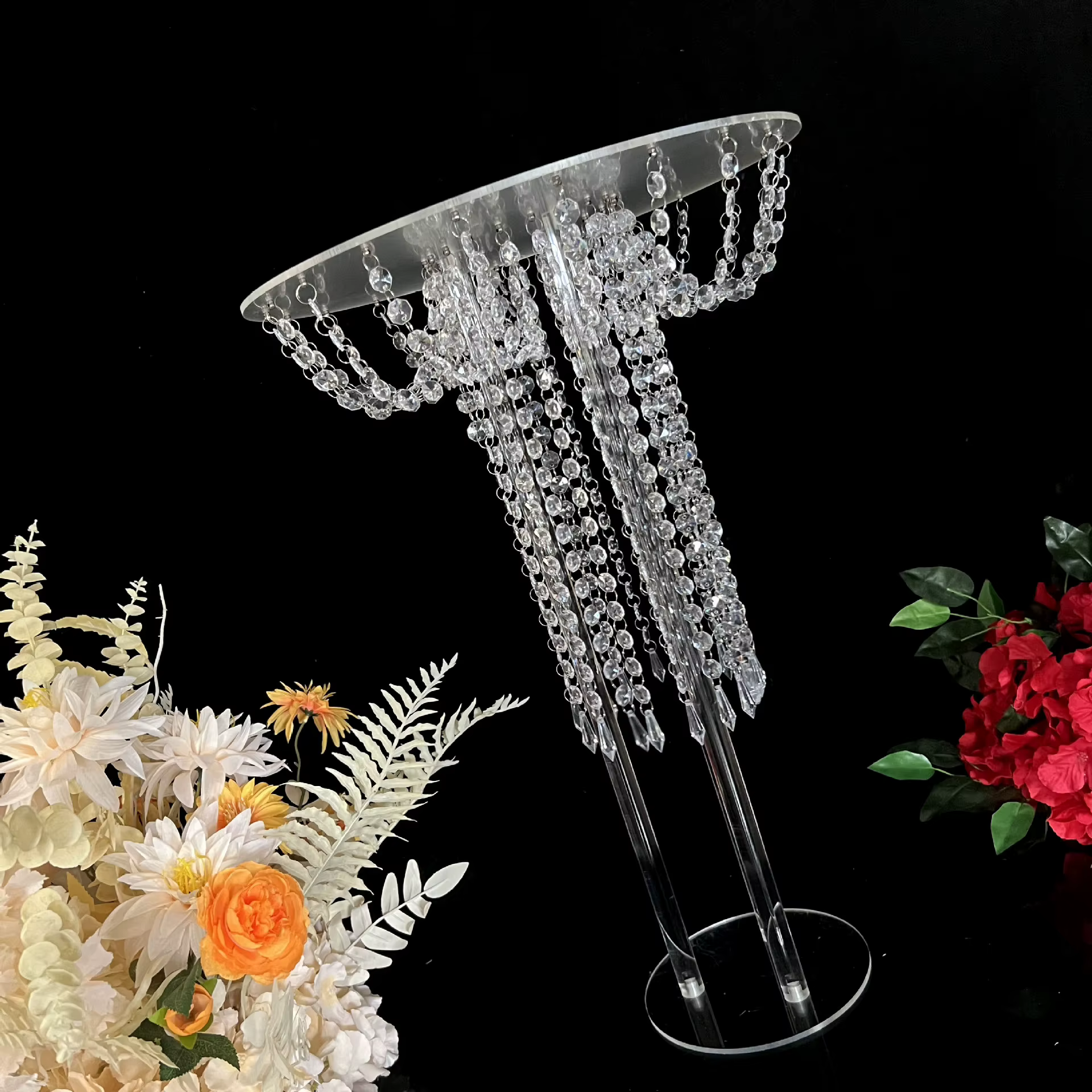 Support floral pour centre de table de mariage