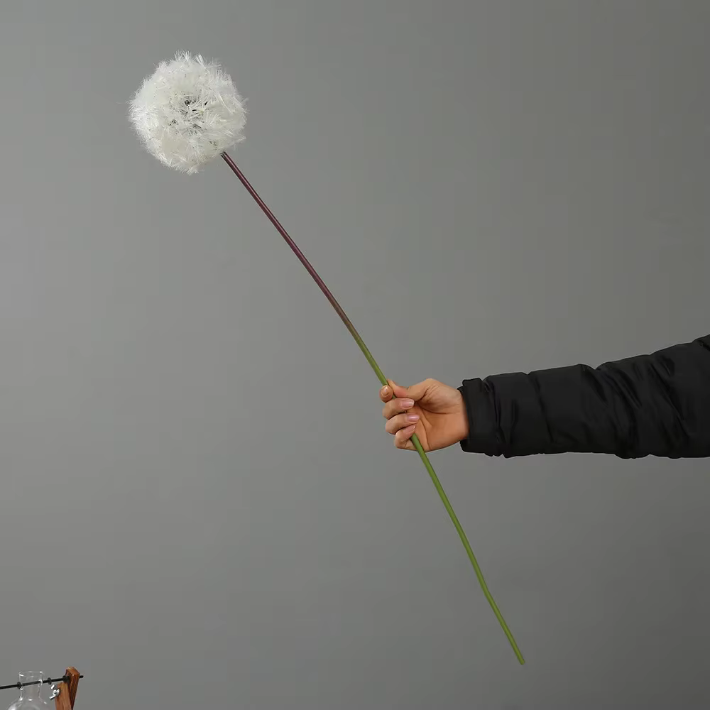 Bouquet de Pissenlits Blancs Artificiels