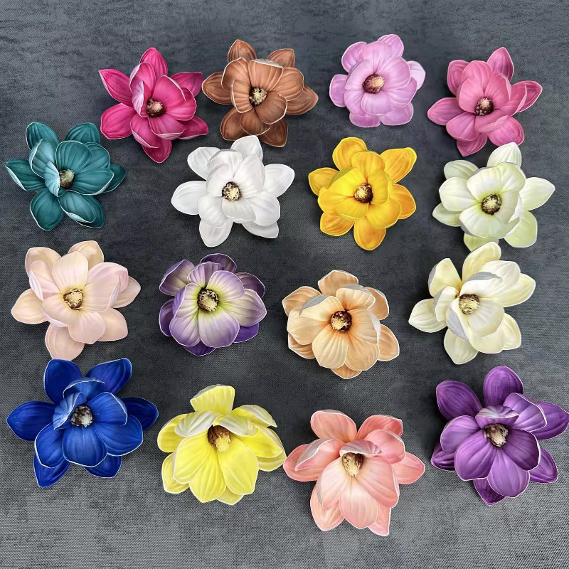 Artificia 20 pièces/lot EVA Magnolia grande fleur tête 13/18CM Dia