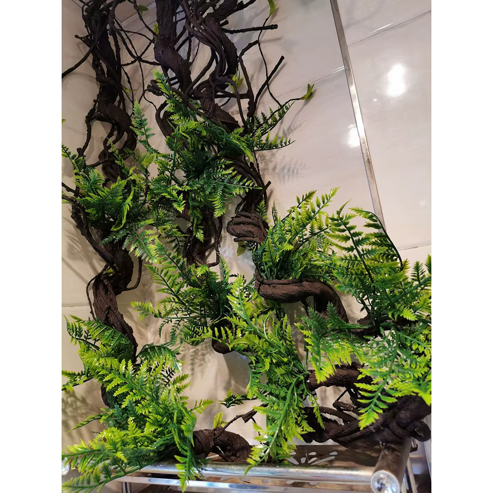 1.75 mètres vigne artificielle feuille verte Simulation Rose rotin plante branche décoration bureau bricolage