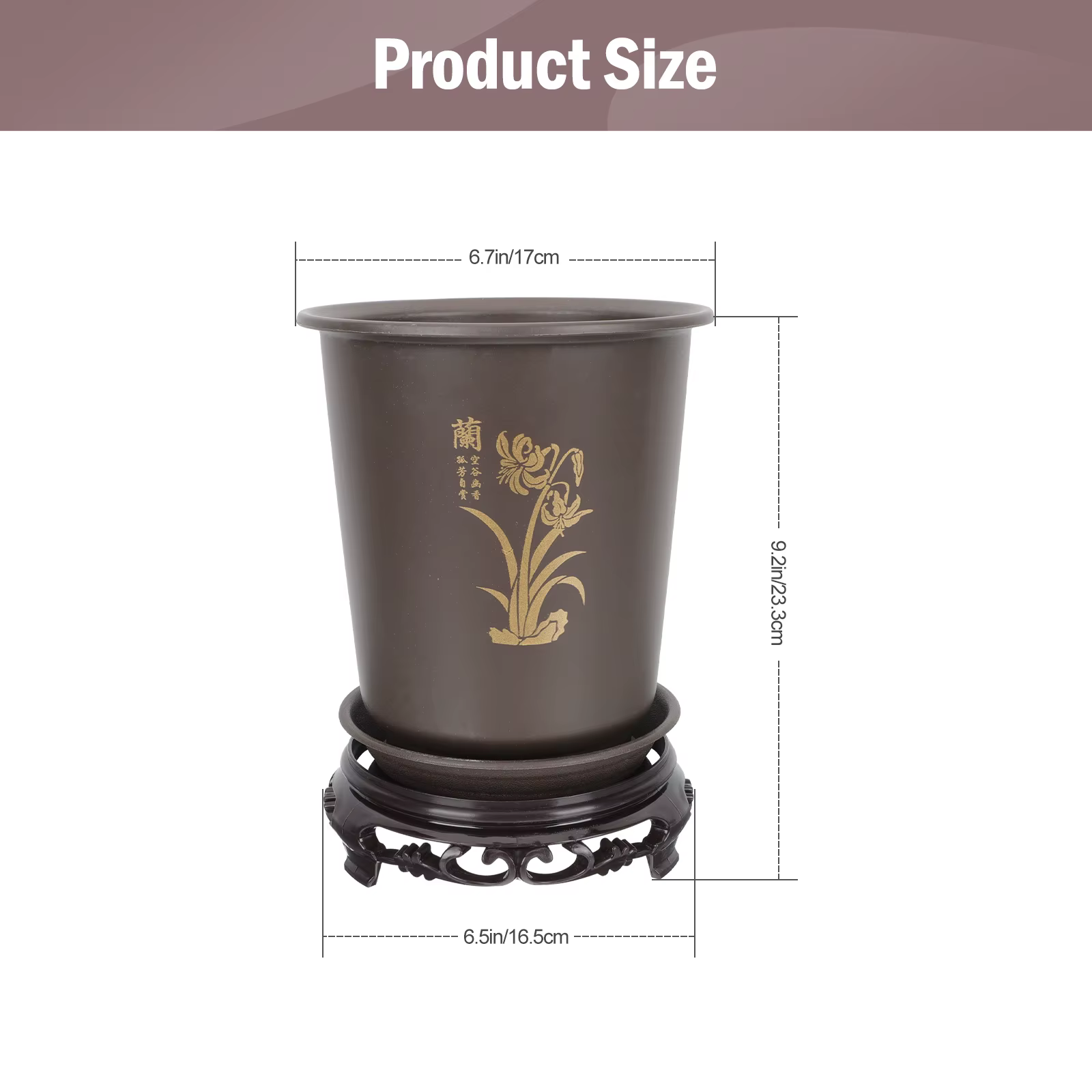1 ensemble de pots spéciaux pour orchidées