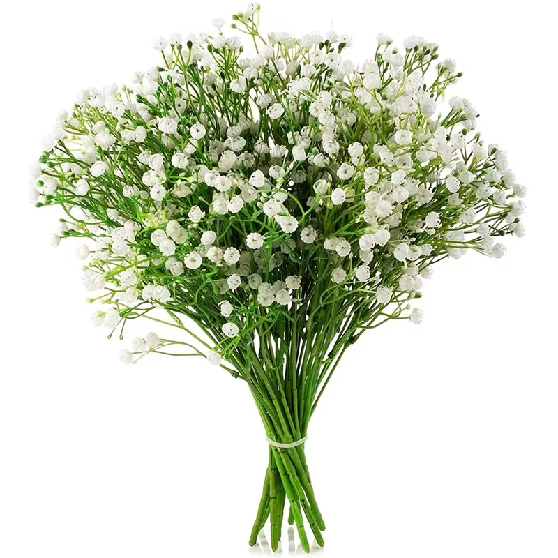 Fleurs artificielles pouvez-vous psophila blanches