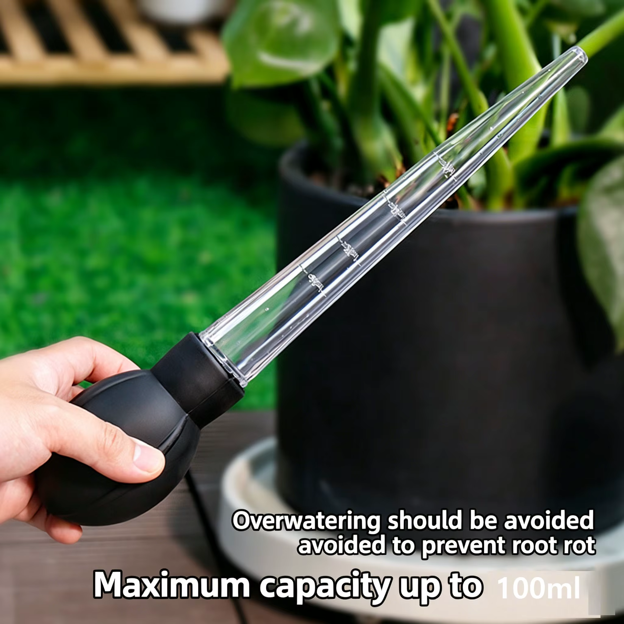 Grande pompe à siphon pour plantes de 100 ml