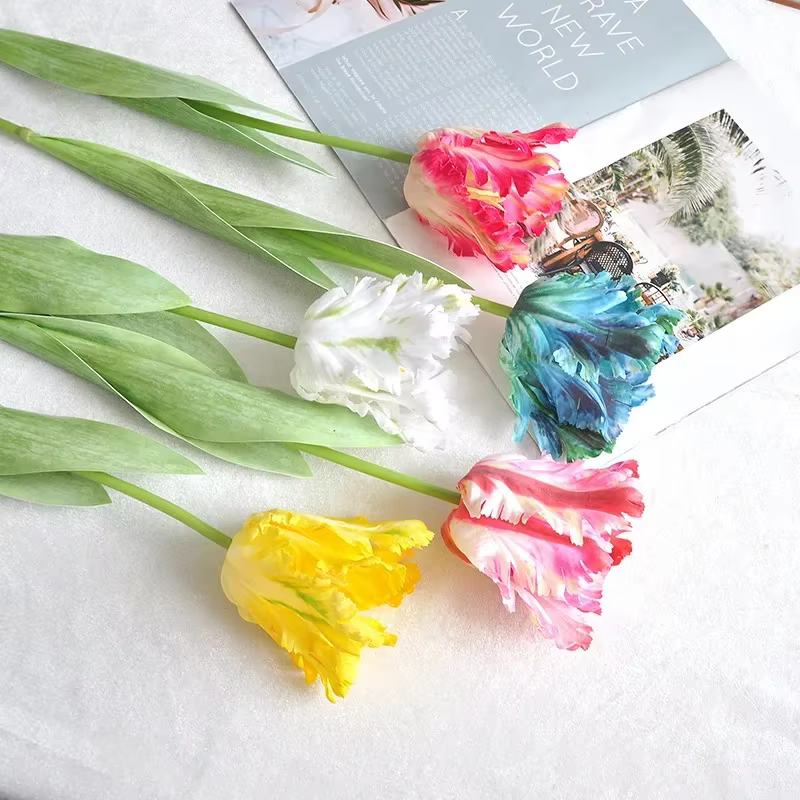 Fleur artificielle perroquet tulipe 69CM