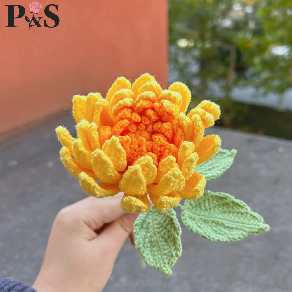 Dahlia – fleurs au Crochet faites à la main