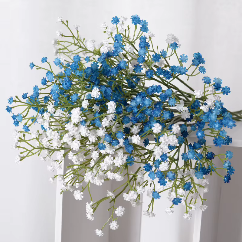 Bouquet de fleurs artificielles en plastique
