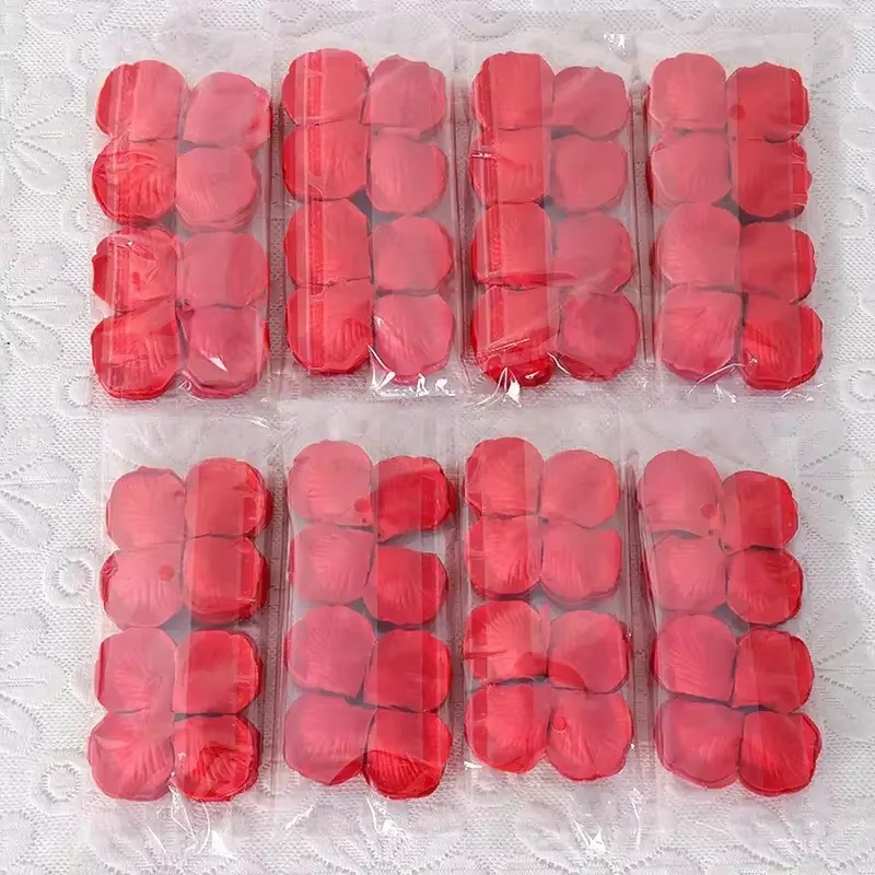 5000/100 pièces faux pétales de Rose artificiels coloré Simulation soie pétale