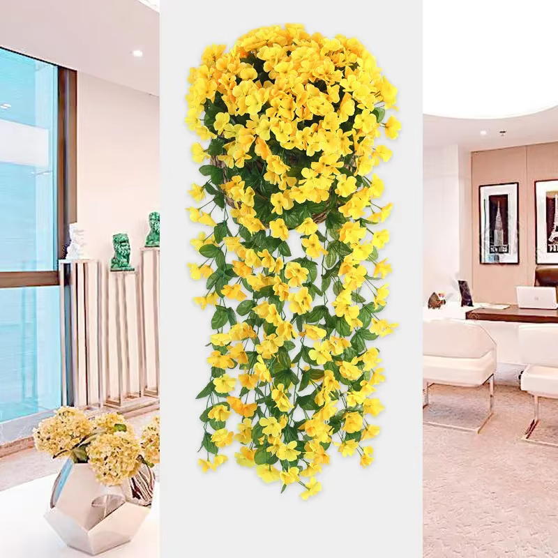 Fleur Artificielle en Verre pour Décoration de ix