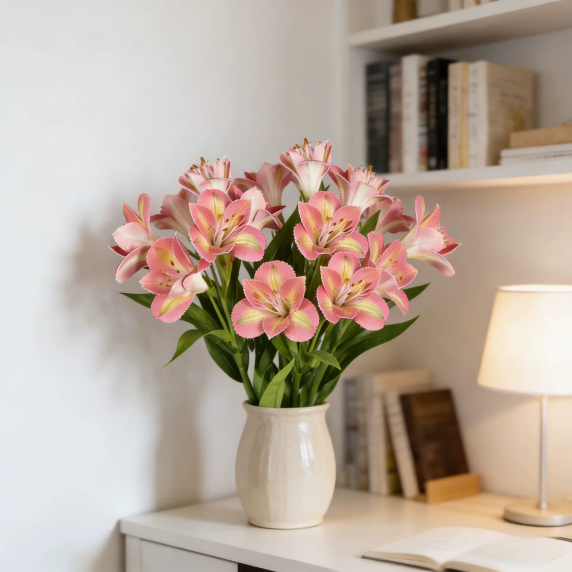 30In jonquille fleurs artificielles trompette fleur Faux Arrangement