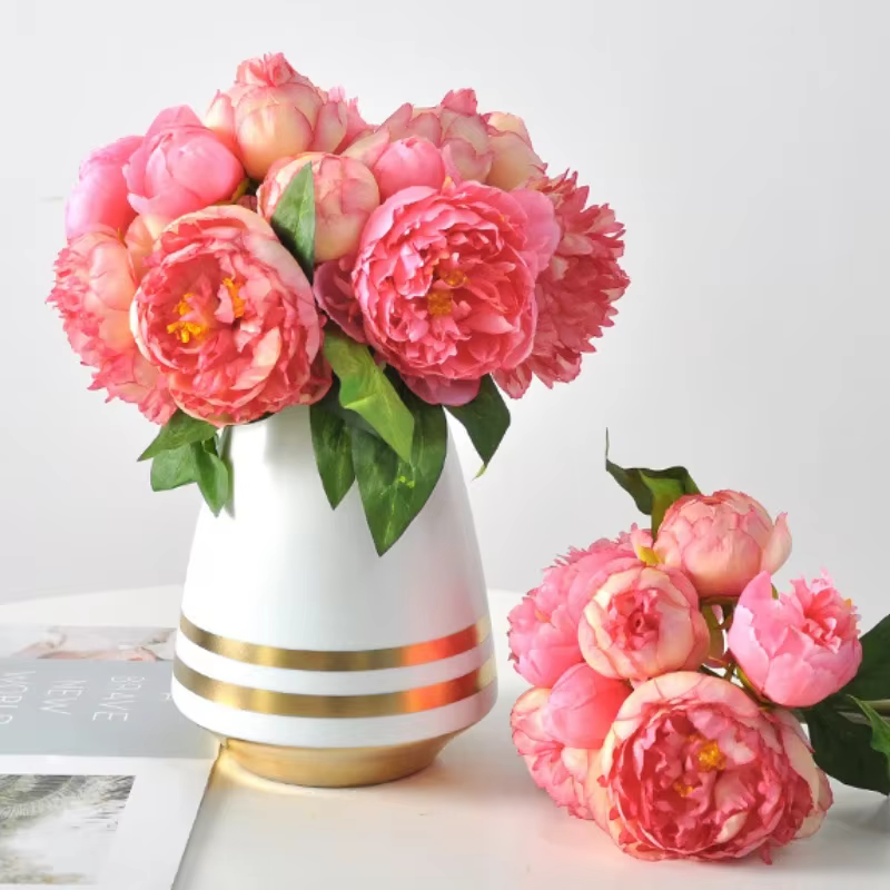Bouquet de Pivoines Artificielles
