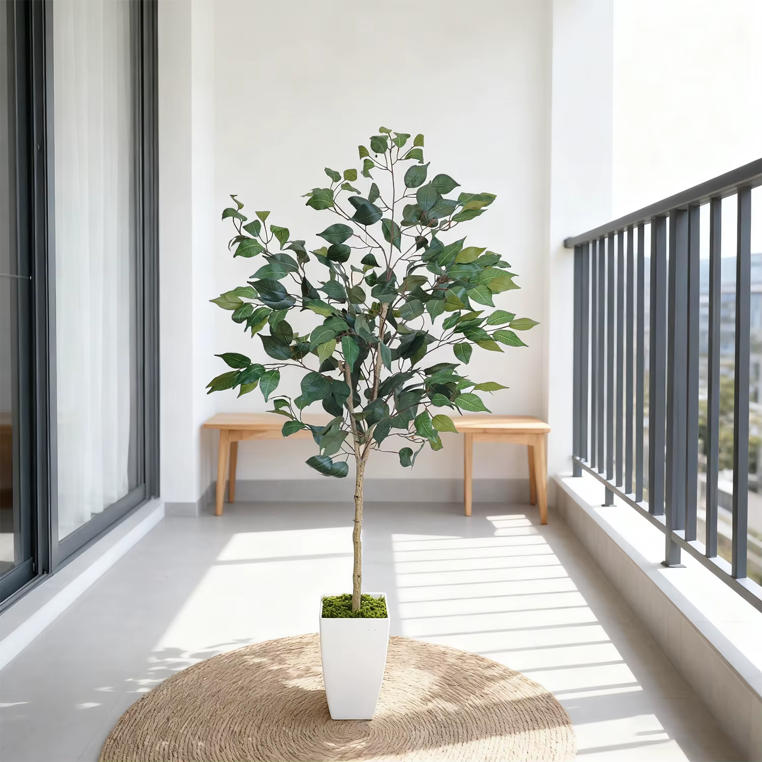 Plante artificielle Ficus Banyan de 140-210 cm