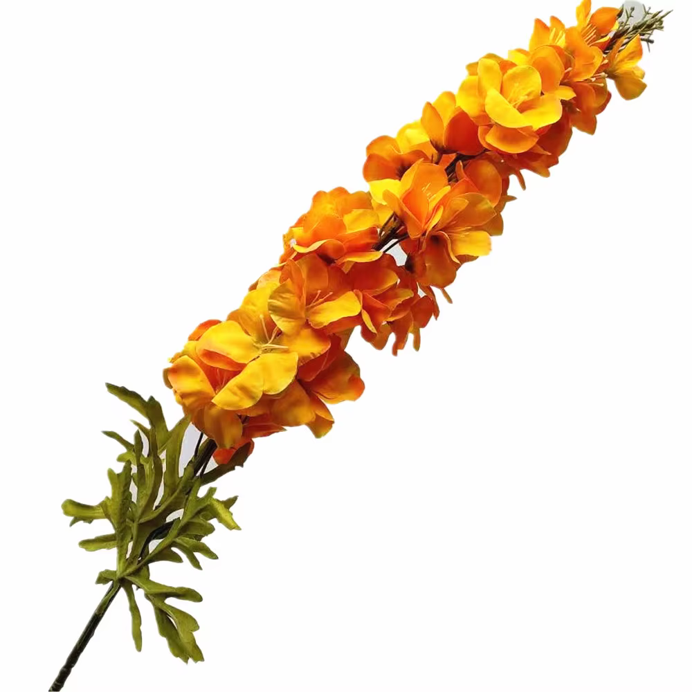 Une grande fleur artificielle en soie Delphinium