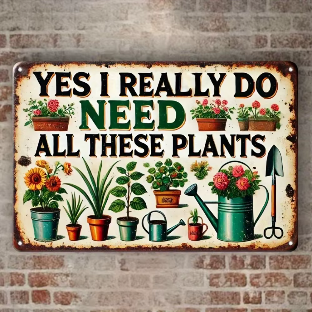 HomePlantProDecor - Panneau rustique « Oui