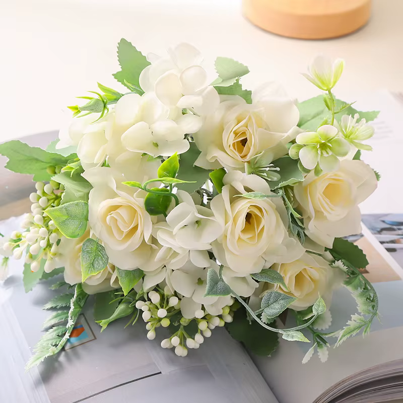 Rose artificielle fleur rêveur coin