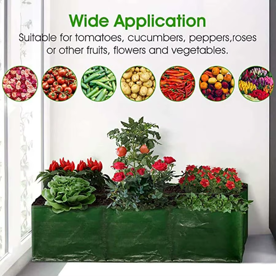 4/6/8 grilles sac de culture plante jardinière légumes fleur pépinière Pot de fleurs rond