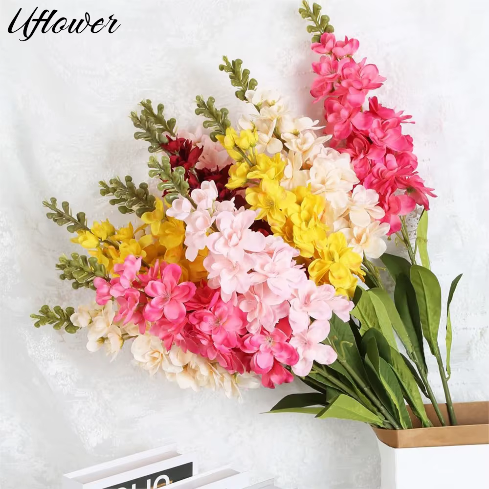 Branche de Fleur violette en jacinthe artificielle
