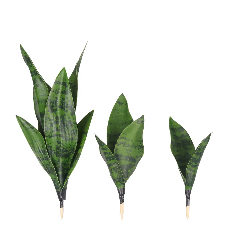 Plantes vertes artificielles simulées